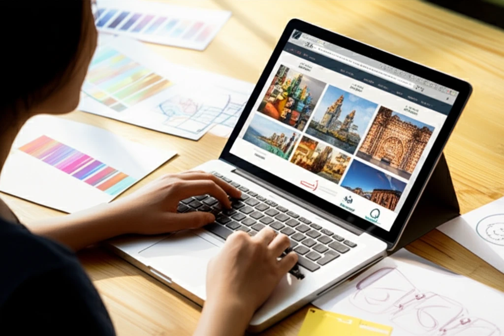 Visme의 협업 및 내보내기 기능