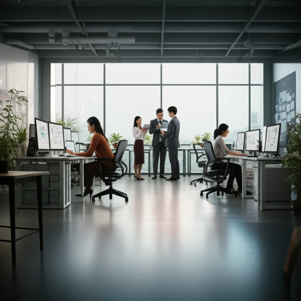 협력하여 시너지를 창출하는 비즈니스 팀