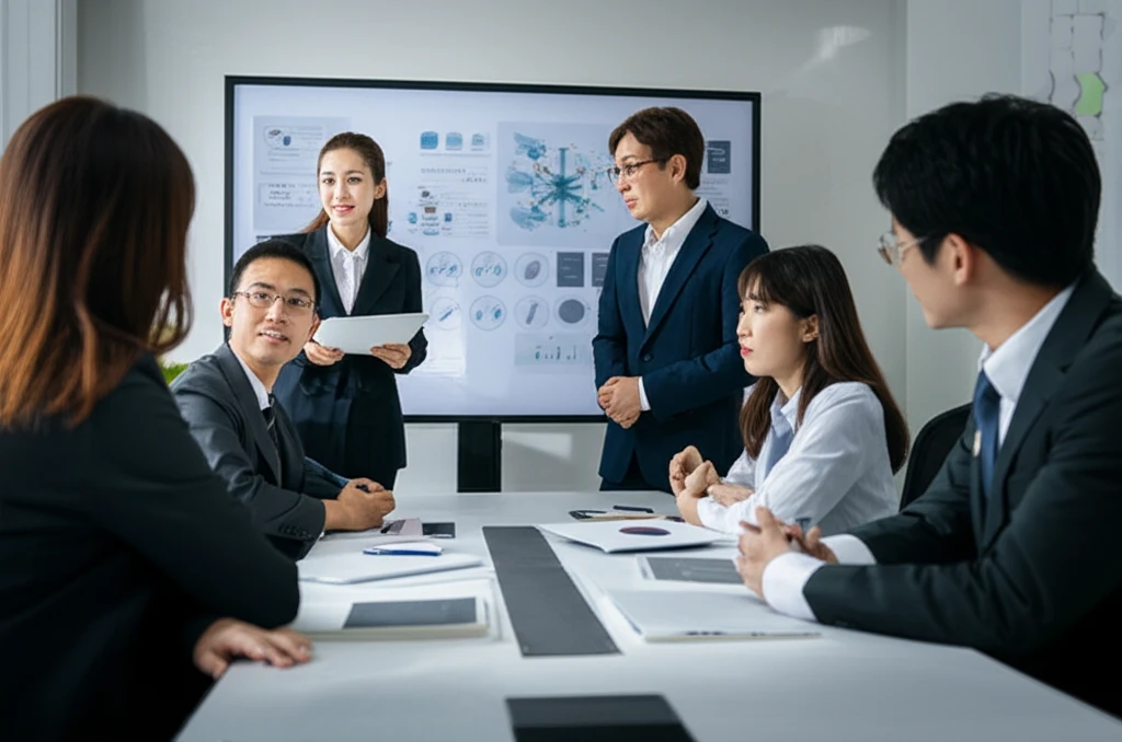 글로벌 비즈니스 그래프 이미지