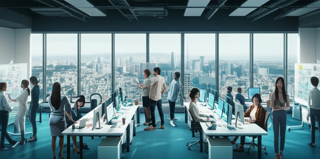 전 세계를 연결하는 글로벌 네트워크 이미지