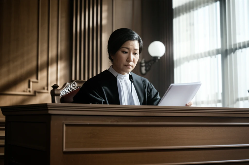 법원 심리 및 조사 이미지