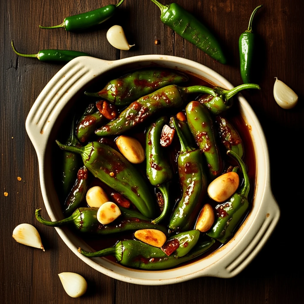 꽈리고추마늘조림 강조 이미지