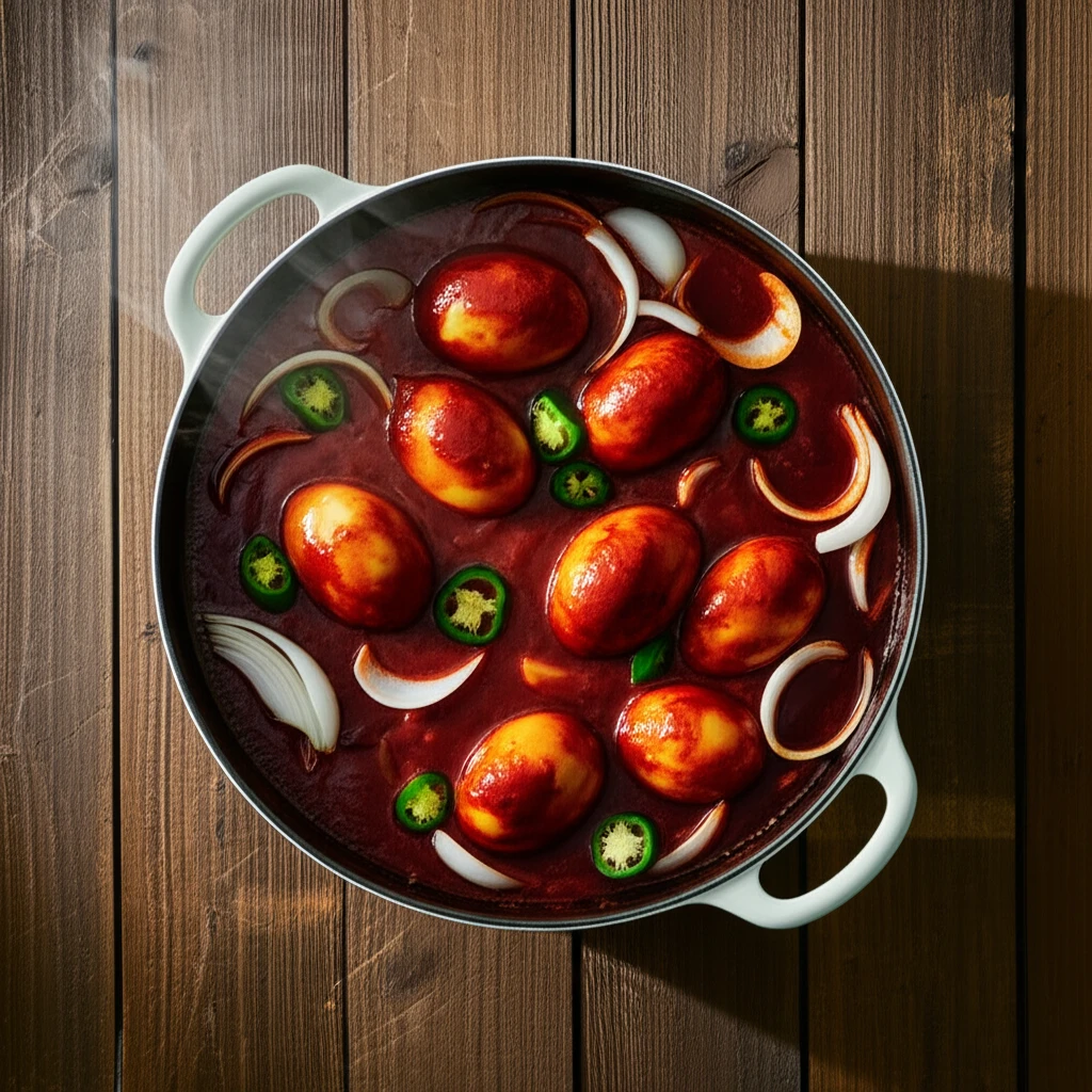 양념장 만드는 모습