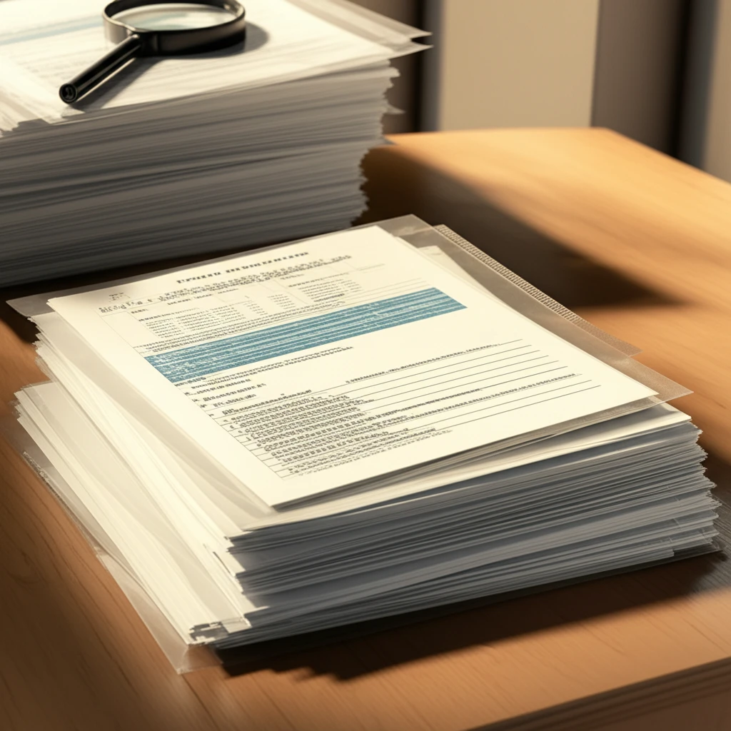 제출 서류 확인