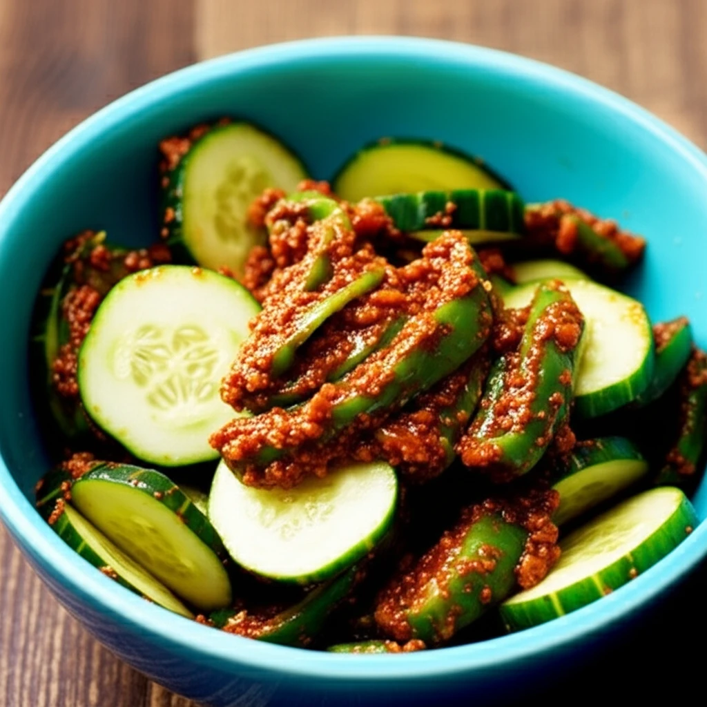 신선한 오이고추와 비타민 C