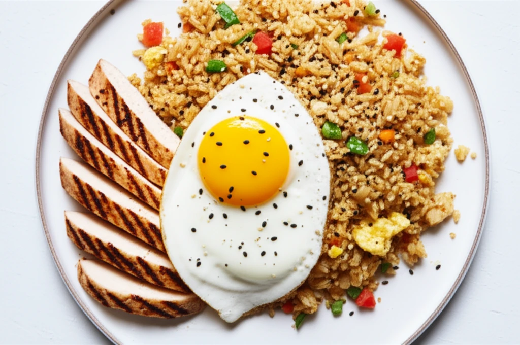 완성된 볶음밥 플레이팅 이미지 3