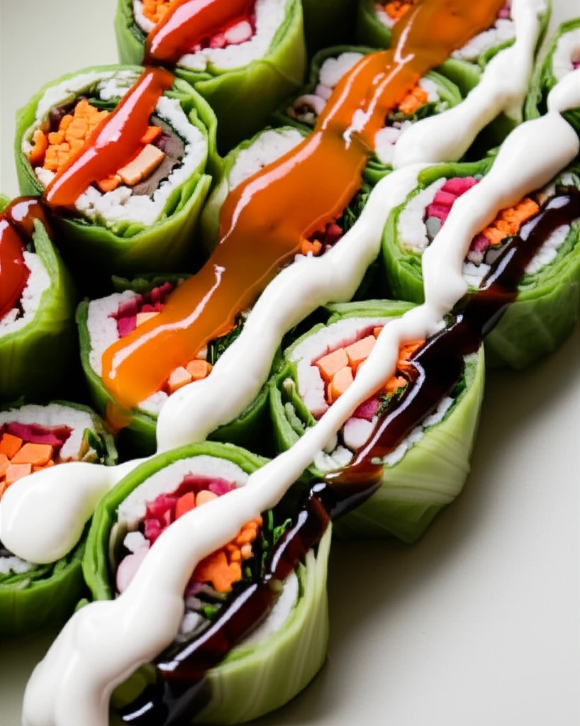 맛있게 즐기는 알배추 두부참치롤