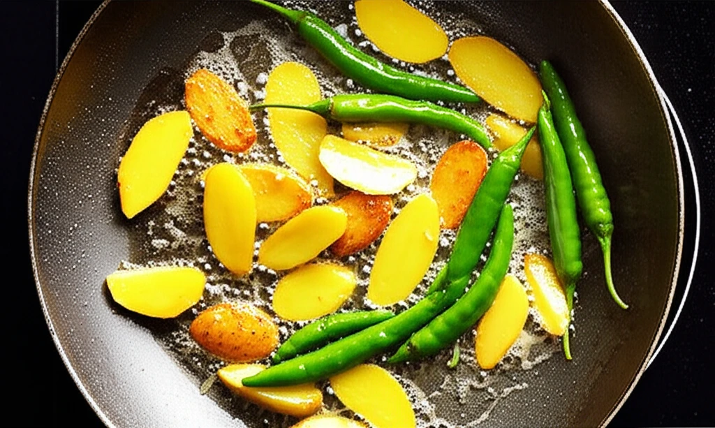 감자꽈리고추조림 완성 이미지