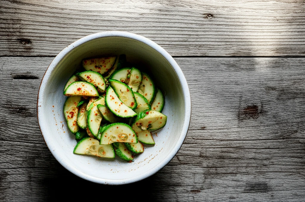 매콤오이채무침 재료