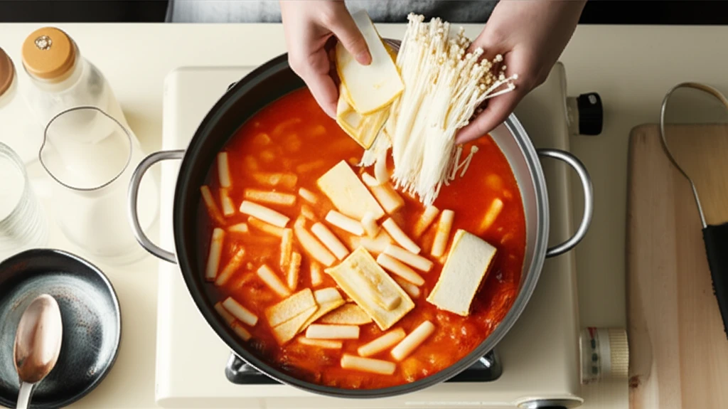 다양한 재료 추가 예시