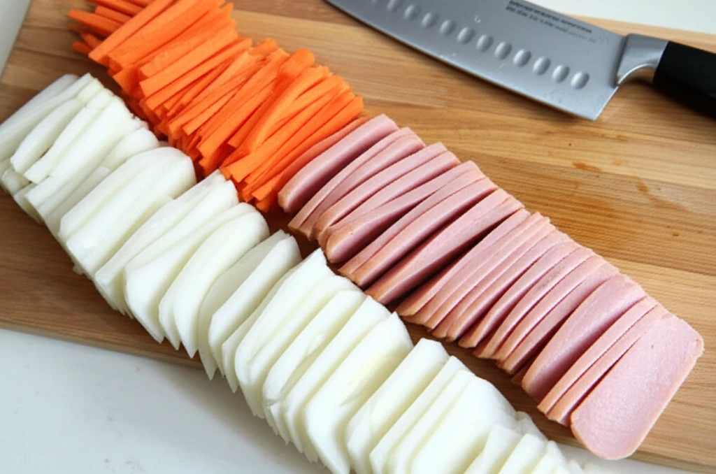 데친 후 물기 빼는 감자