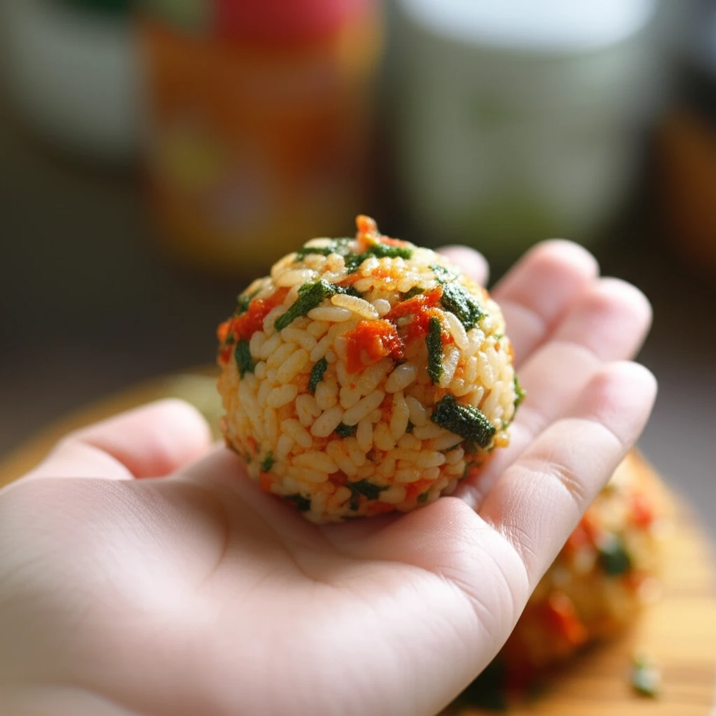 멸치볶음 주먹밥