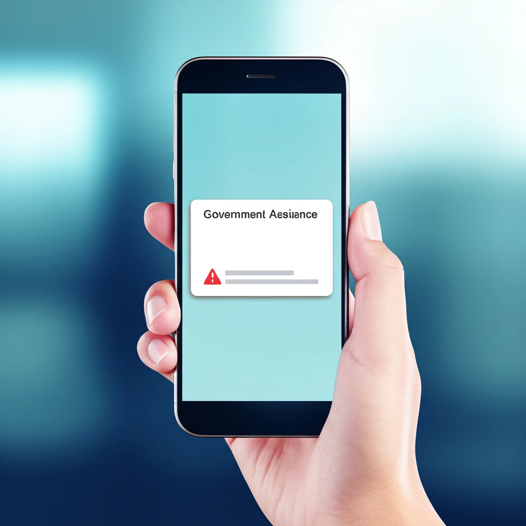 지원금 지급 안내 확인 이미지