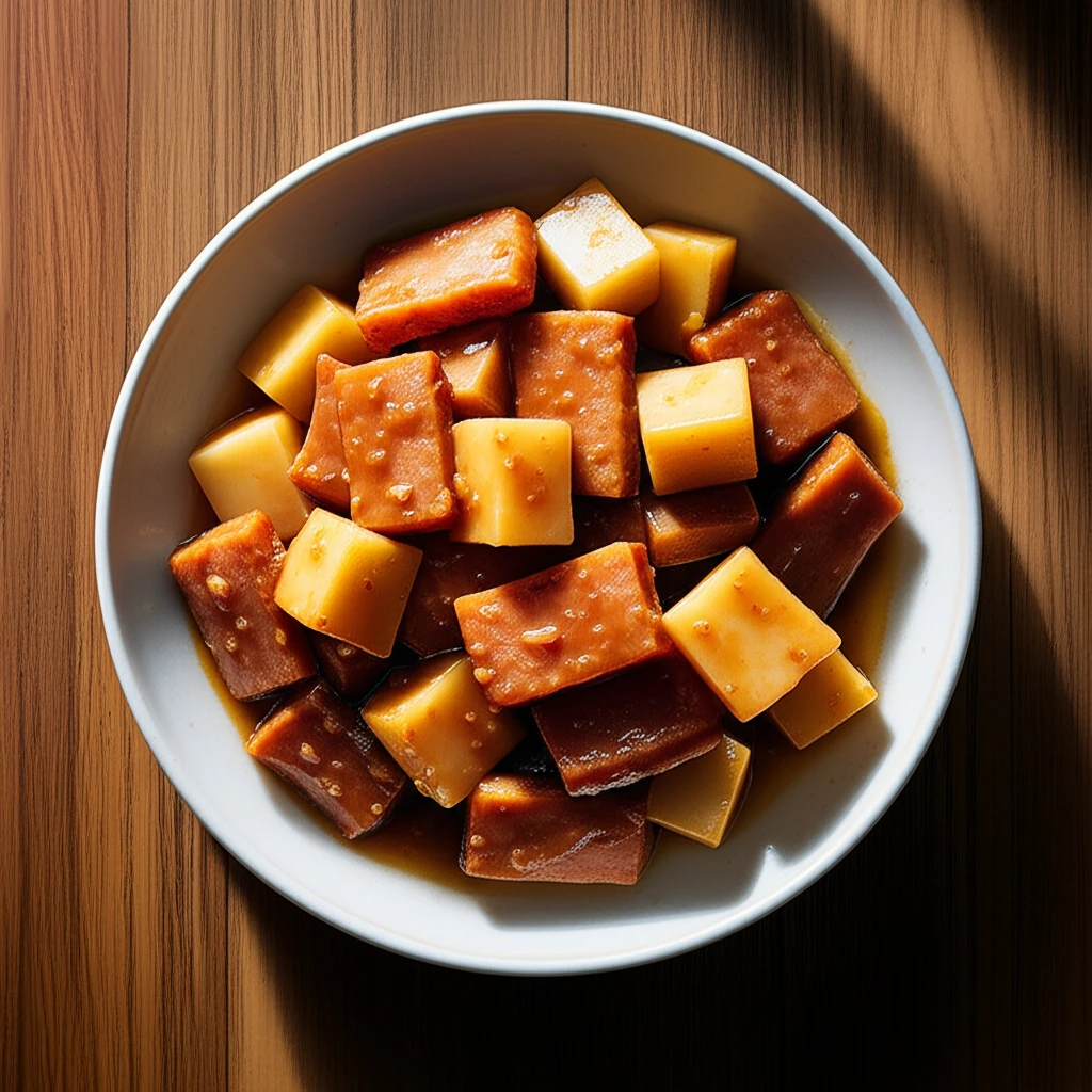 스팸감자조림의 완벽한 마무리