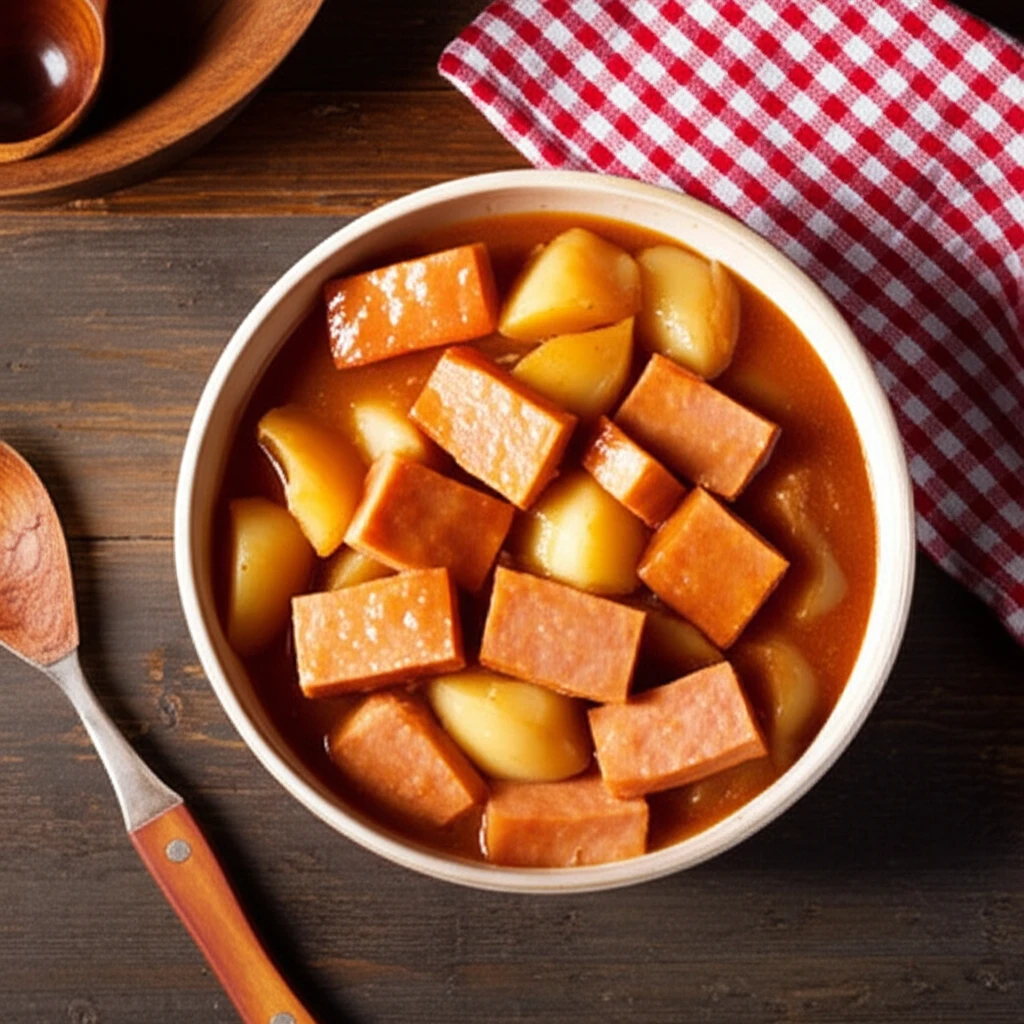 맛있는 스팸감자조림 이미지