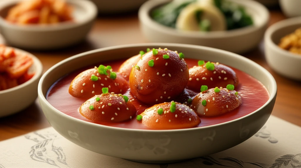 맛있게 완성된 고추장 달걀조림