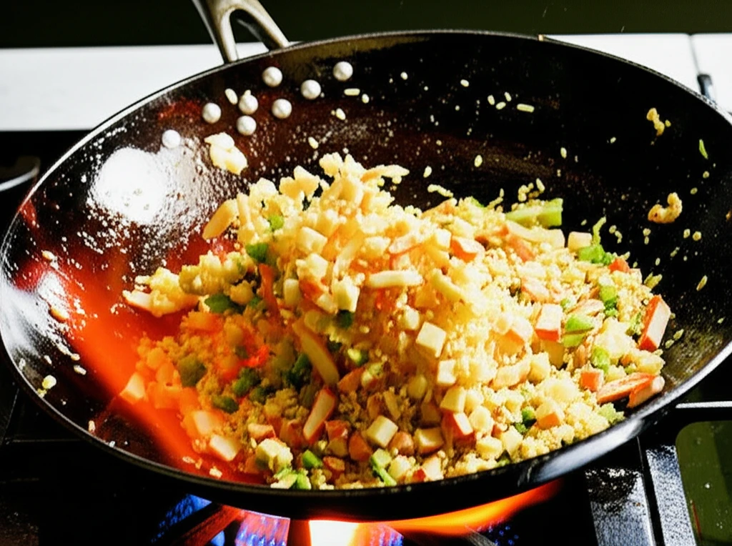 채소와 어묵 볶기