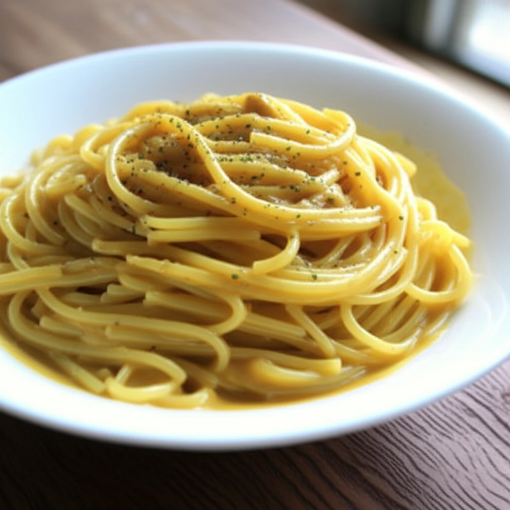 카레크림파스타 완성