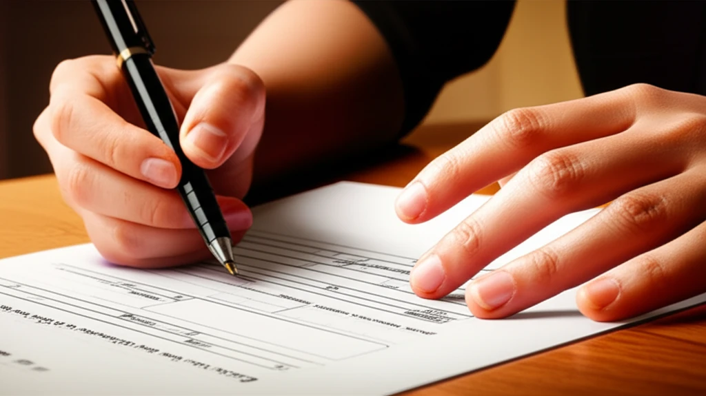 정확한 정보 기입의 중요성을 나타내는 이미지