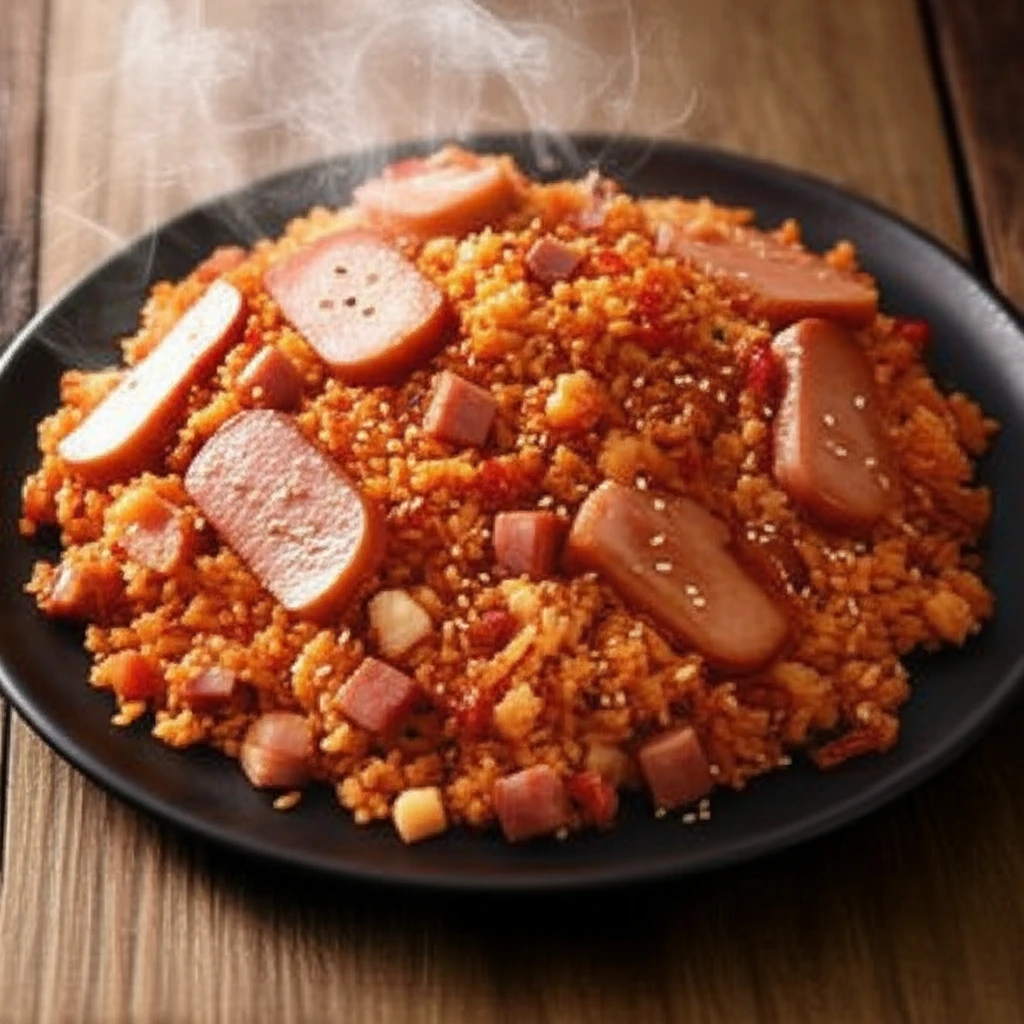 맛있는 김치볶음 완성