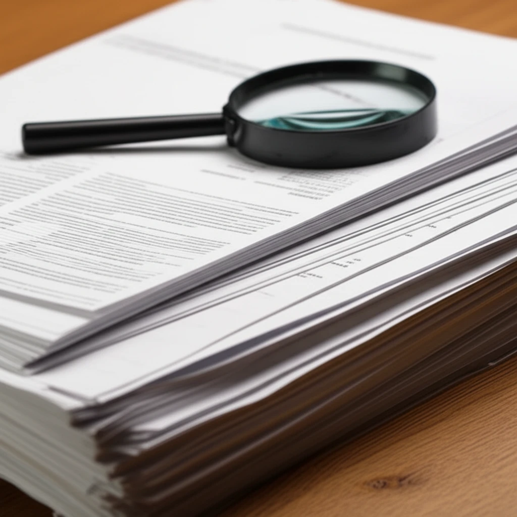 서류 검토 체크리스트