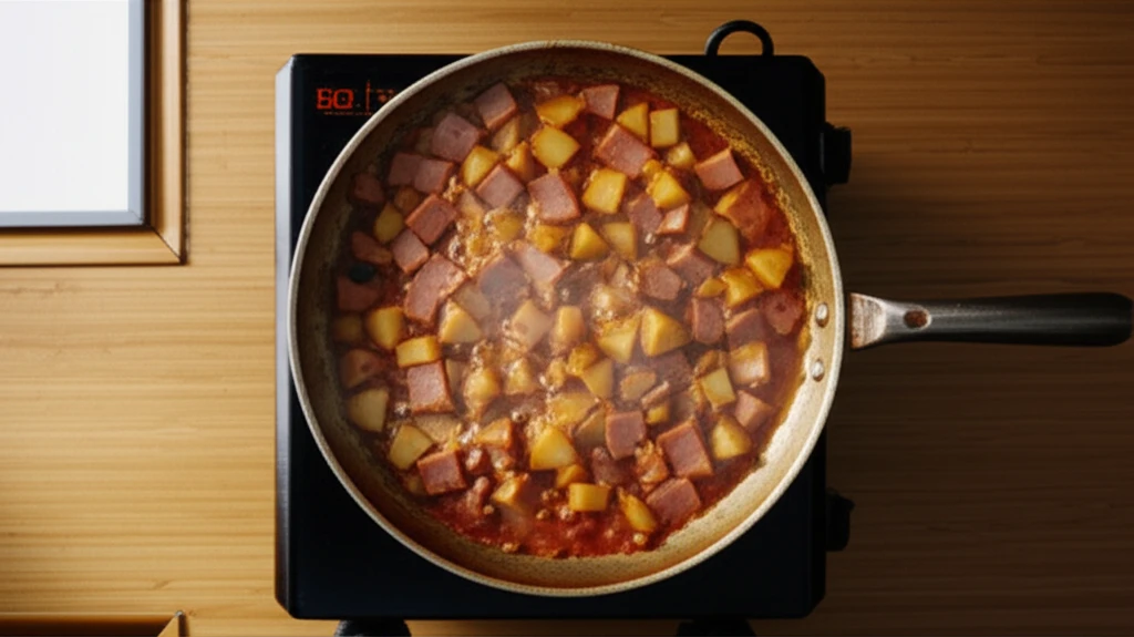 간편한 스팸감자조림 조리과정