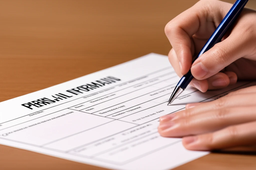 정확한 정보 기입의 중요성을 보여주는 이미지 1