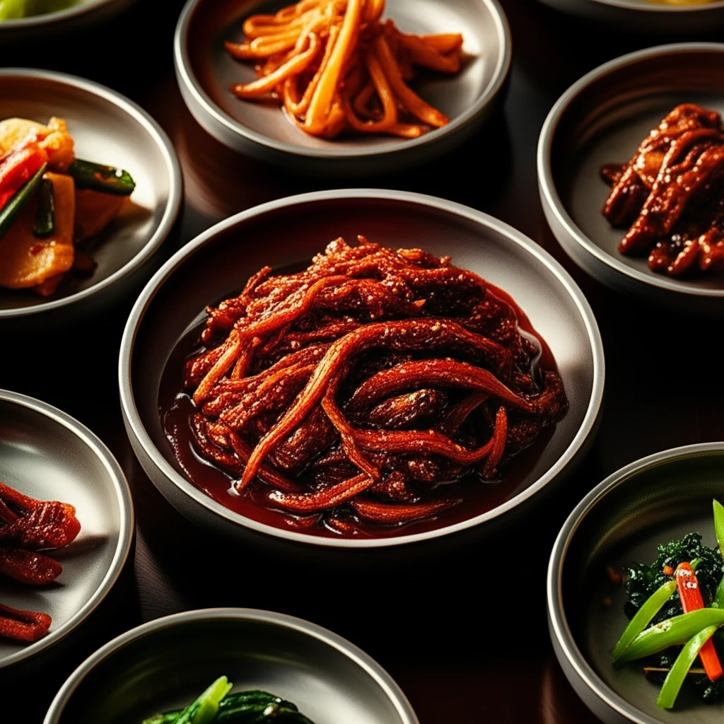 완성된 멸치볶음