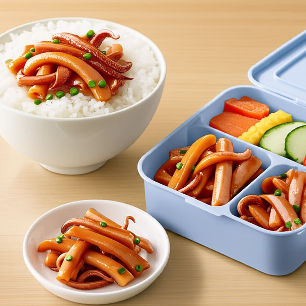 다양한 오징어채 활용 요리