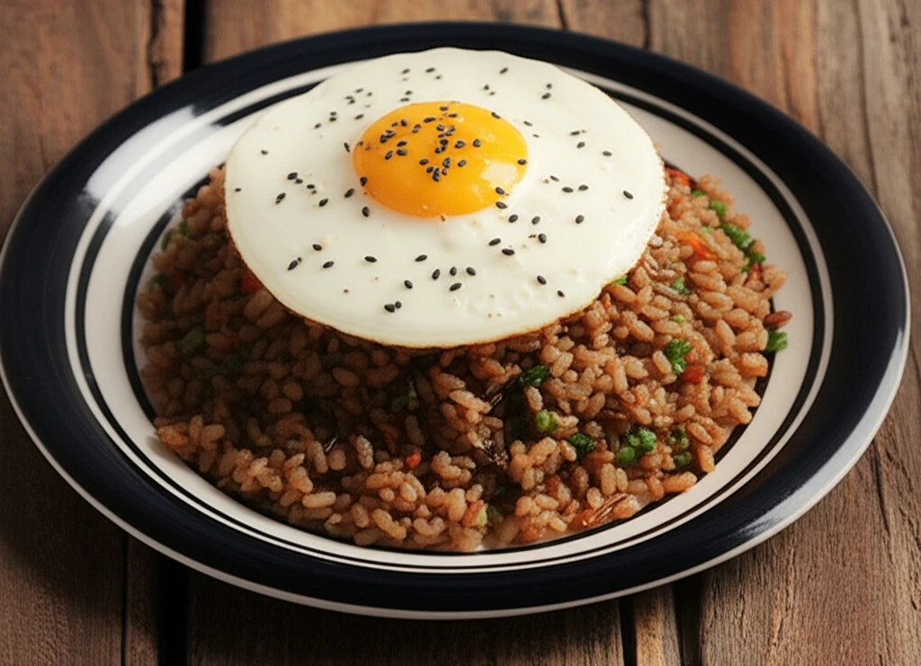 현미밥과 재료 준비 이미지 3