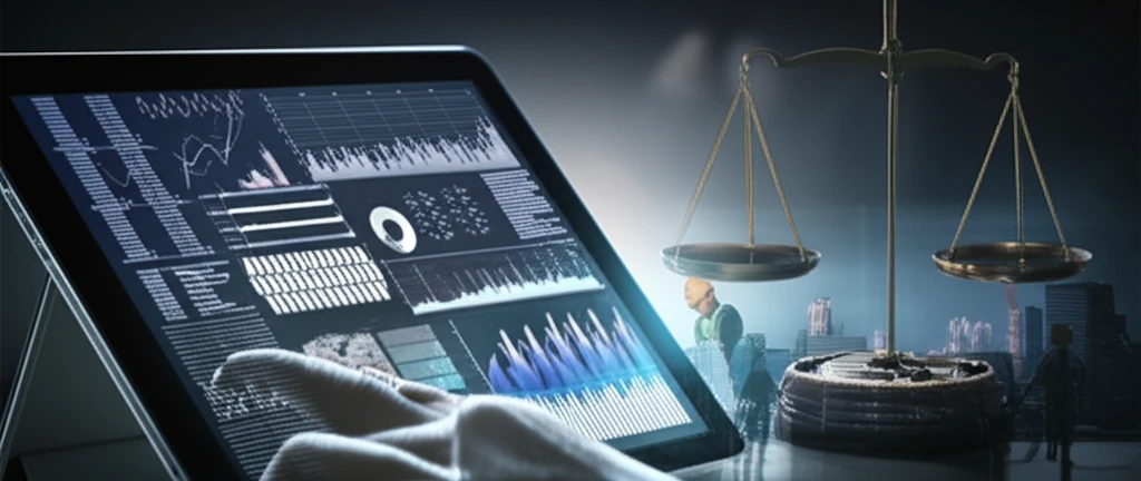 경제 달력과 고용 통계 그래프가 포커스된 스냅샷. 금요일에 강조 표시된 달력과 함께 고용지표 변화 추이 라인 그래프가 나란히 배치됨.