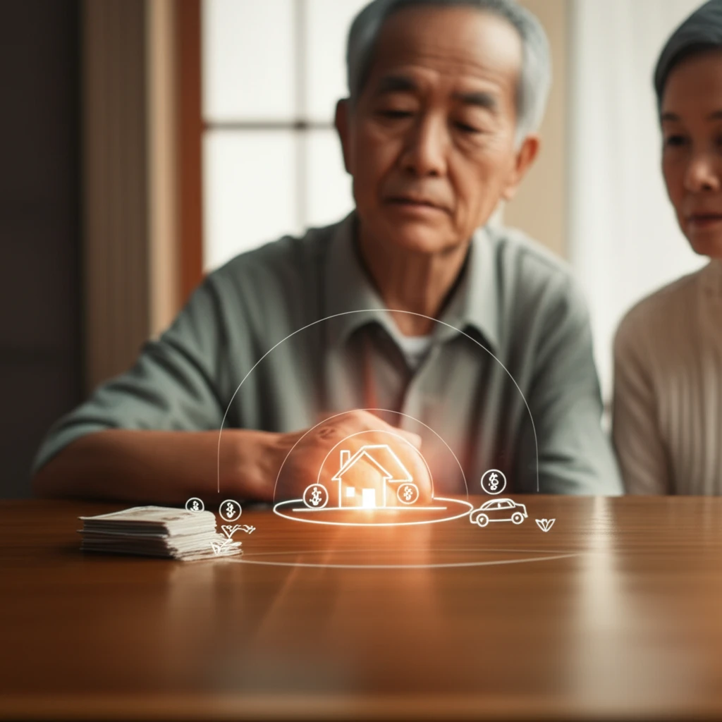 2026년 기초연금 소득인정액 계산 개념도