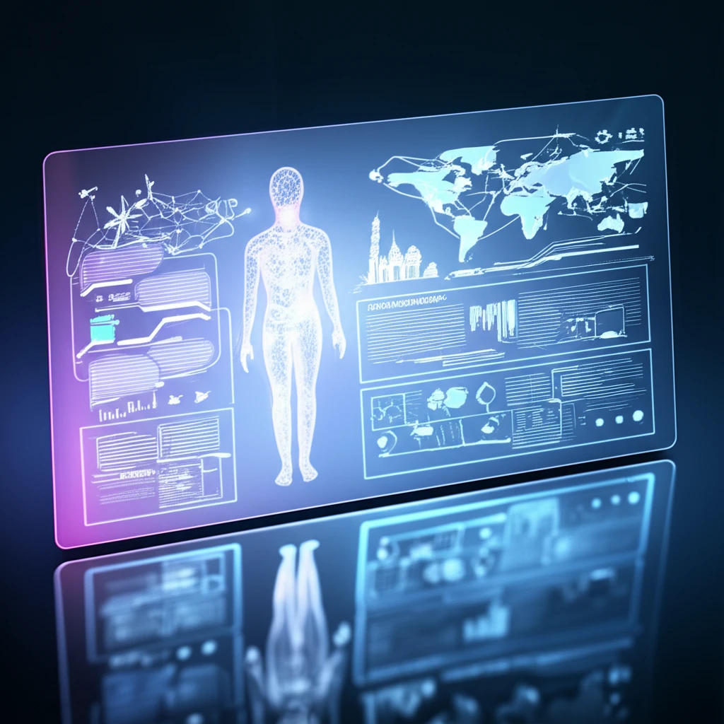 여행 예약 AI 에이전트 개념 이미지