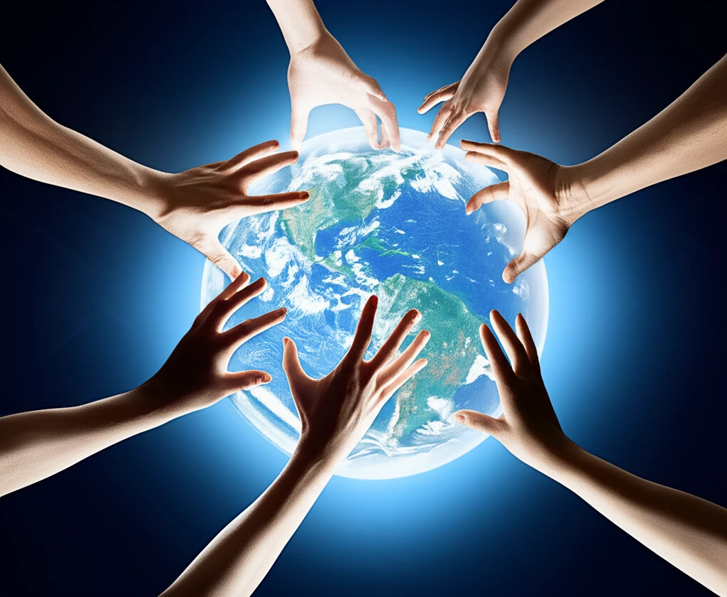 세계지도에 표시된 글로벌 시장 확장 계획