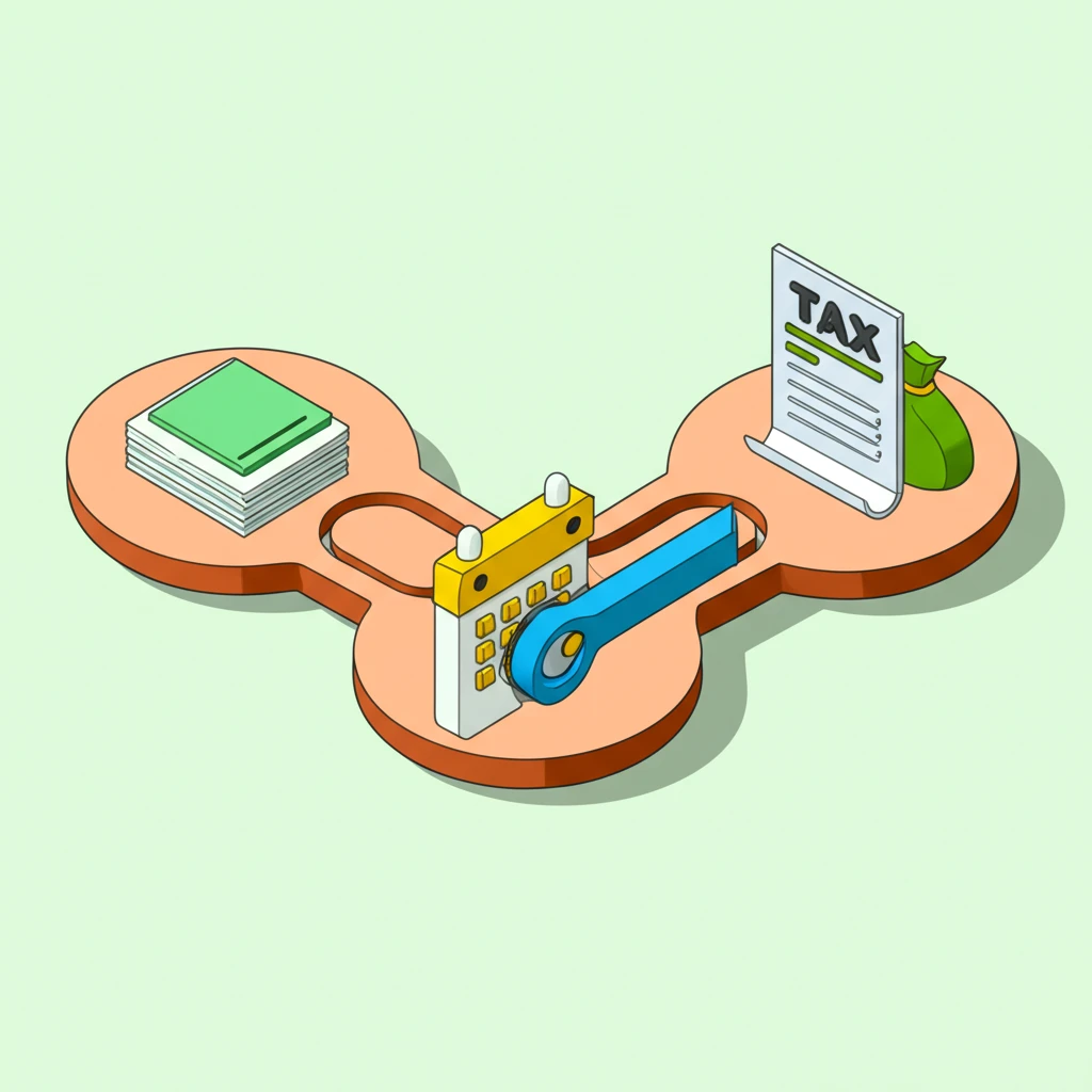 매매계약서와 돋보기를 들고 있는 손 이미지